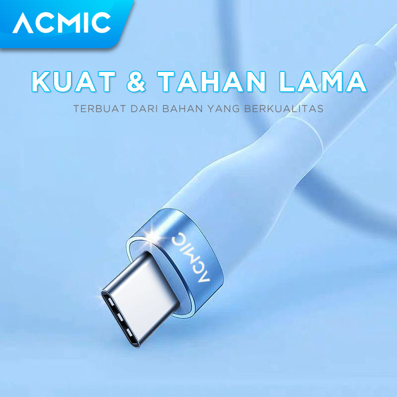 ACMIC UNILINE Cable Original Kabel Data Fast Charging Type C to Type C 100 Watt