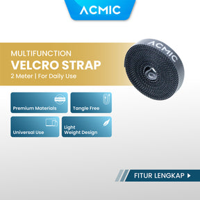 ACMIC VELCRO STRAP CABLE TIE ORGANIZER Pengikat Perekat Kabel Holder