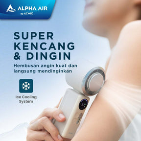 ACMIC MINI TURBO COOLING FAN CF03 Kipas Angin Mini Portable Turbo Ice Cooling Super Strong Small & Powerful With Anti-Slip Base