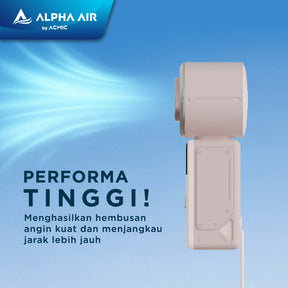 ACMIC MINI TURBO COOLING FAN CF03 Kipas Angin Mini Portable Turbo Ice Cooling Super Strong Small & Powerful With Anti-Slip Base