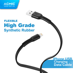 ACMIC Flexy Line Kabel Data Charger 100cm Fast Charging Cable - iPhone FL100