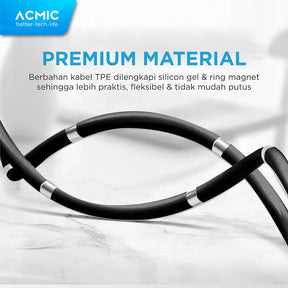 ACMIC MAGLINE M100 Magnetic Kabel Data Charger Fast Charging Magnet - Micro USB