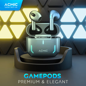 ACMIC GAMEPODS TWS Gaming True Wireless Headset Bluetooth Earphone
