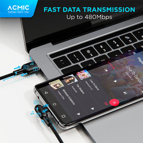 ACMIC GAMELINE L100 Kabel Gaming Fast Charging Data Charger Cable - iPhone Lightning
