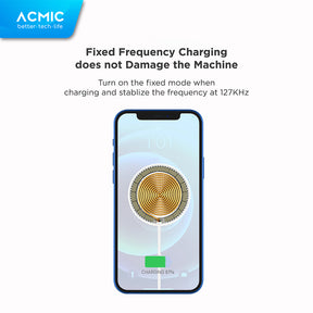 ACMIC MAGO Magnetic Charger Fast Wireless Charging 15W USB Type C