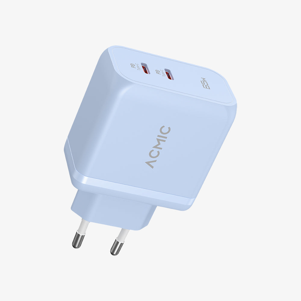 ACMIC CPD65 GaN 65W Super Fast Charging 65 W Charger PD Power Adapter - CPD65 DUO