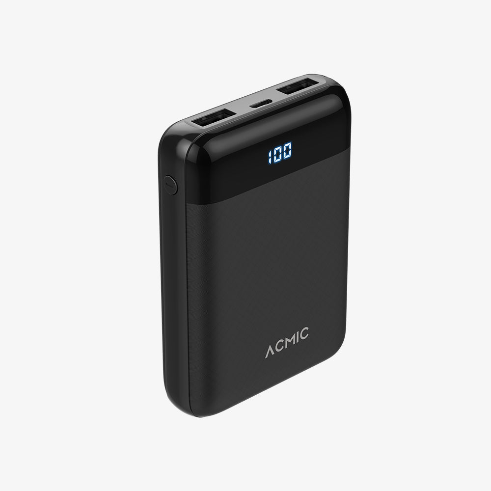 Acmic ACMIC D10 10000mAh Mini PowerBank (Digital Display + 2A Fast Charge)