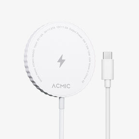 ACMIC MAGO Magnetic Charger Fast Wireless Charging 15W USB Type C