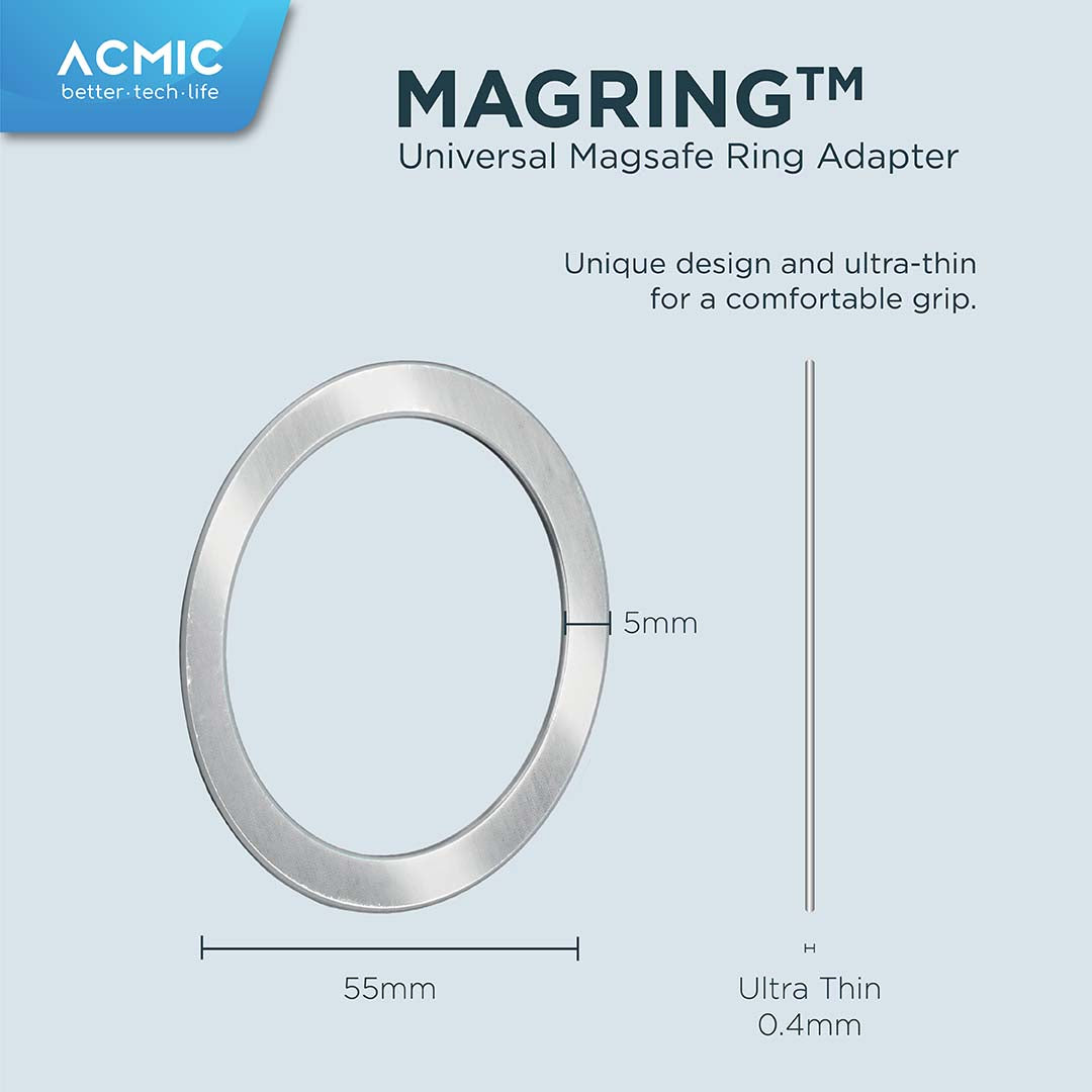 ACMIC MAGRING Wireless Magnetic Plate Universal Magsafe Ring Adapter