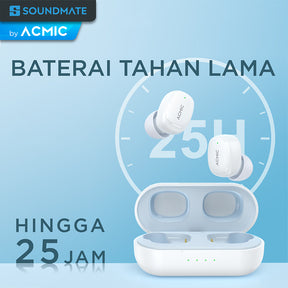 ACMIC ZENDIO MINI TWS Extra Bass Gaming Headset Bluetooth Earphone
